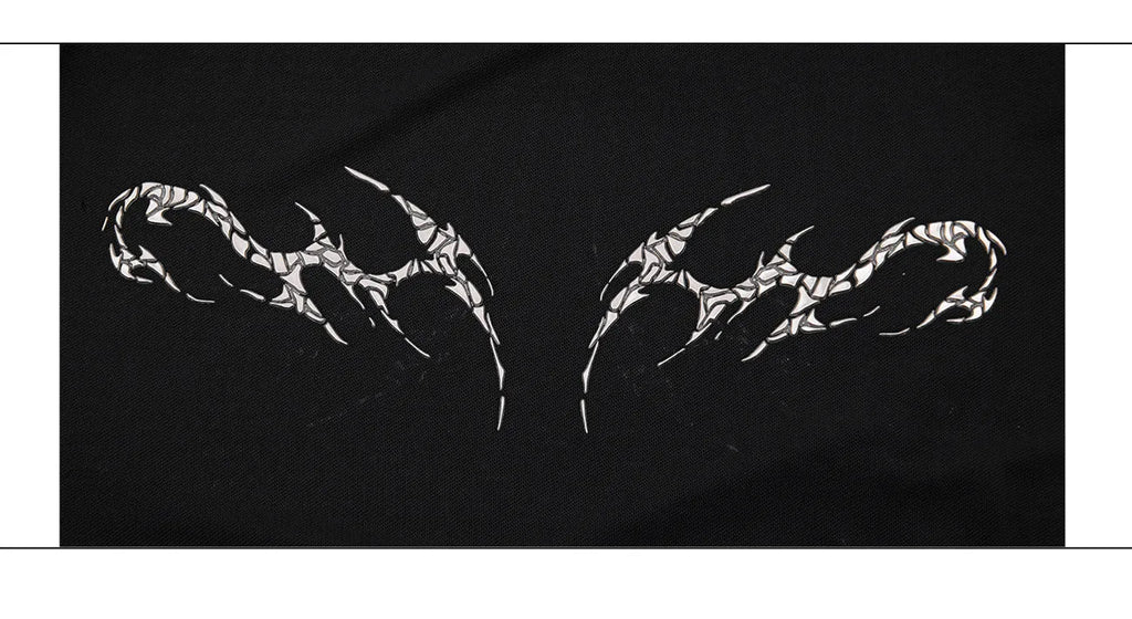 Black mesh slim-fit long sleeve bottoming shirt on a hanger, showing its lightweight texture and close cut.