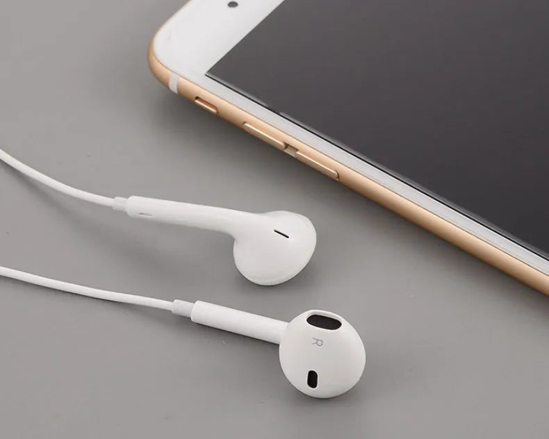 Wireless Bluetooth headset for iPhone 7 S6 5S6plus compatibility in Black, White, Gold, or Silver