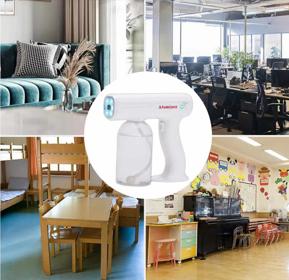 Hand-held sterilizer disinfection and atomization machine with 10W light source, 90-240V voltage, US colour