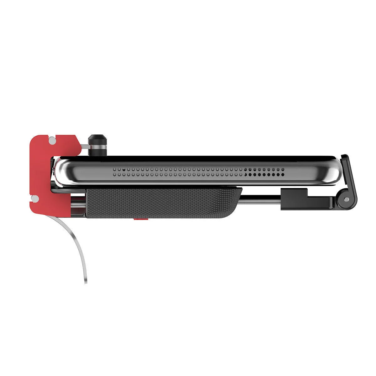 Black PG-9137 mobile phone gaming trigger attachment with adjustable metal button and telescopic clip