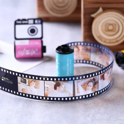 Memory colour film album in a Kodak yellow wooden box with tote bag and gifts