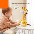 Baby puzzle training interactive doll toy with recording function, soft plush, available in dinosaur style