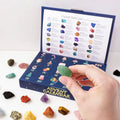 Christmas crystal stone mine rough stone doll in blind box advent calendar for children's development