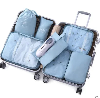 210D Oxford cloth travel packing cube in black, showing cube shape with zip closure, suitable for organising shoes and toiletries