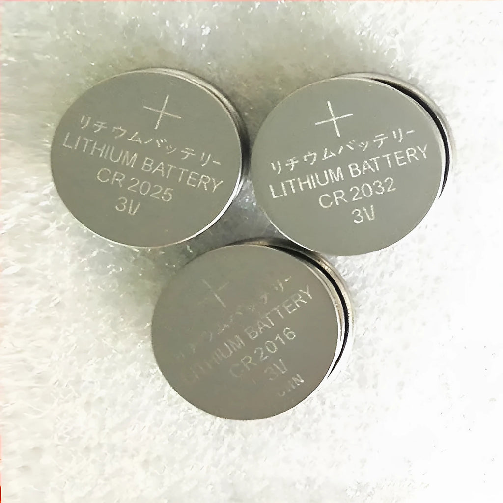 3V button battery CR2032 20mm diameter 3.2mm height alkaline