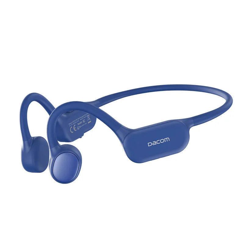 Non in-ear ear hook Bluetooth sports headset in black, blue or green with 10 metre range