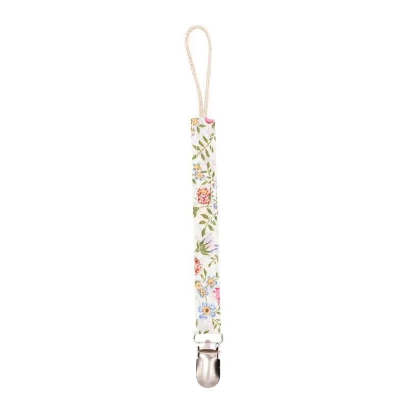 Cotton pacifier clip anti-dropping M series attaches to baby clothing collar