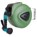 Automatic retractable hose reel with 10m PVC pipe for car wash and garden watering