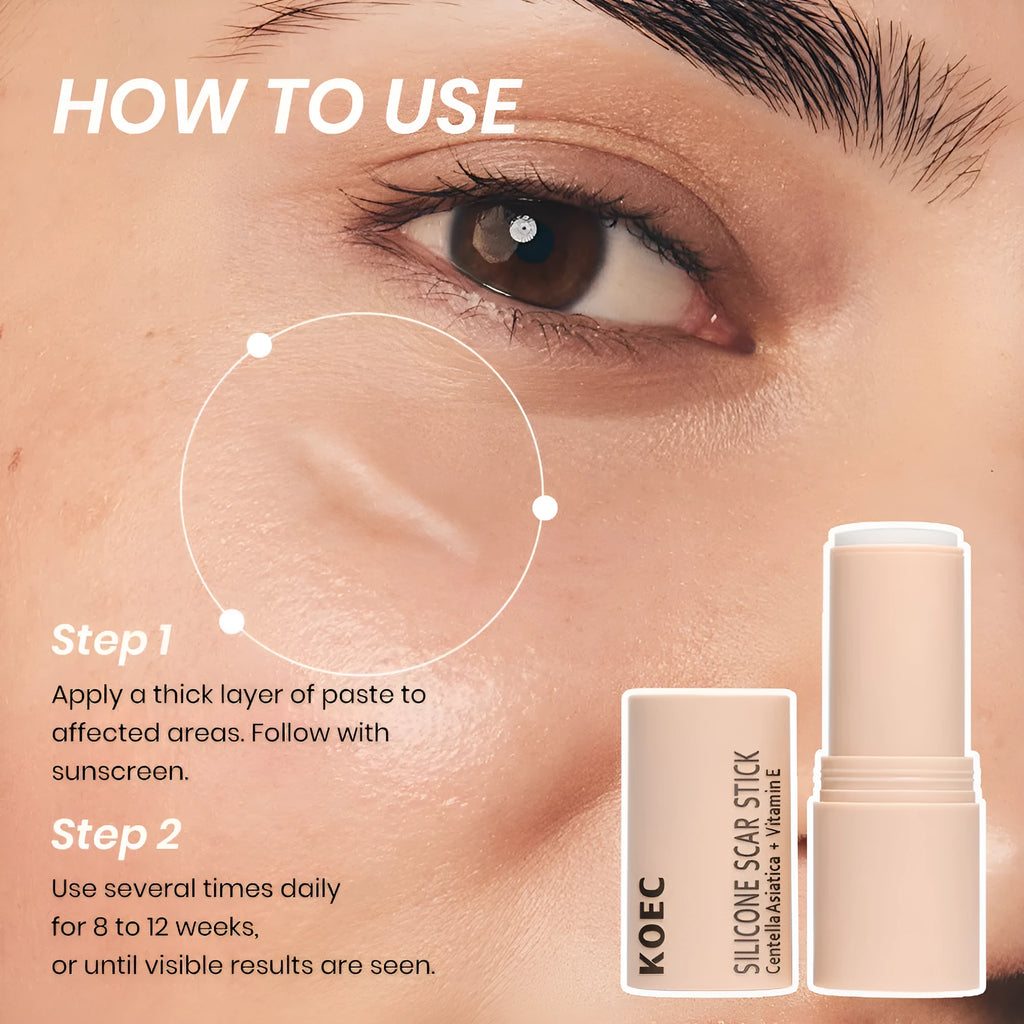 Silicone Scar Essence Stick 7g moisturising scar balm in a compact stick applicator
