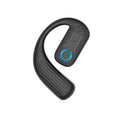 Open-Ear Wireless Bluetooth Earpiece - 180° Adjustable Ear Hook Headset with Mic & Touch Control for Driving & Sports