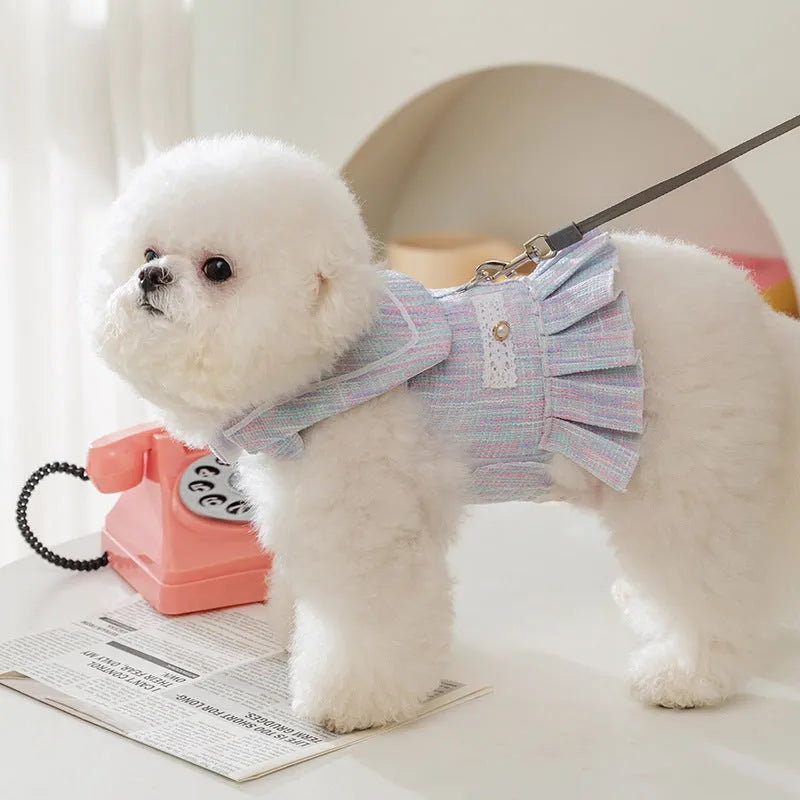 Salem purple or pink polyester fibre pet clothing for cats and small dogs in four size options