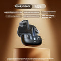 M2S wireless Bluetooth headset in black with in-ear design for sports noise reduction