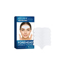 Pack of 5 disposable forehead moisturising patches for facial skincare