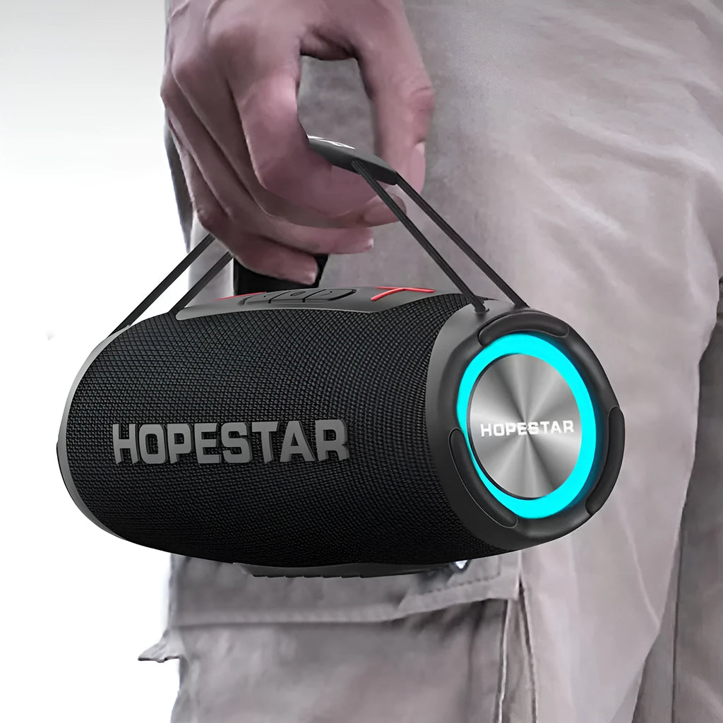 H53 waterproof wireless Bluetooth speaker in rugby style, 35W, 5200mAh, four colours