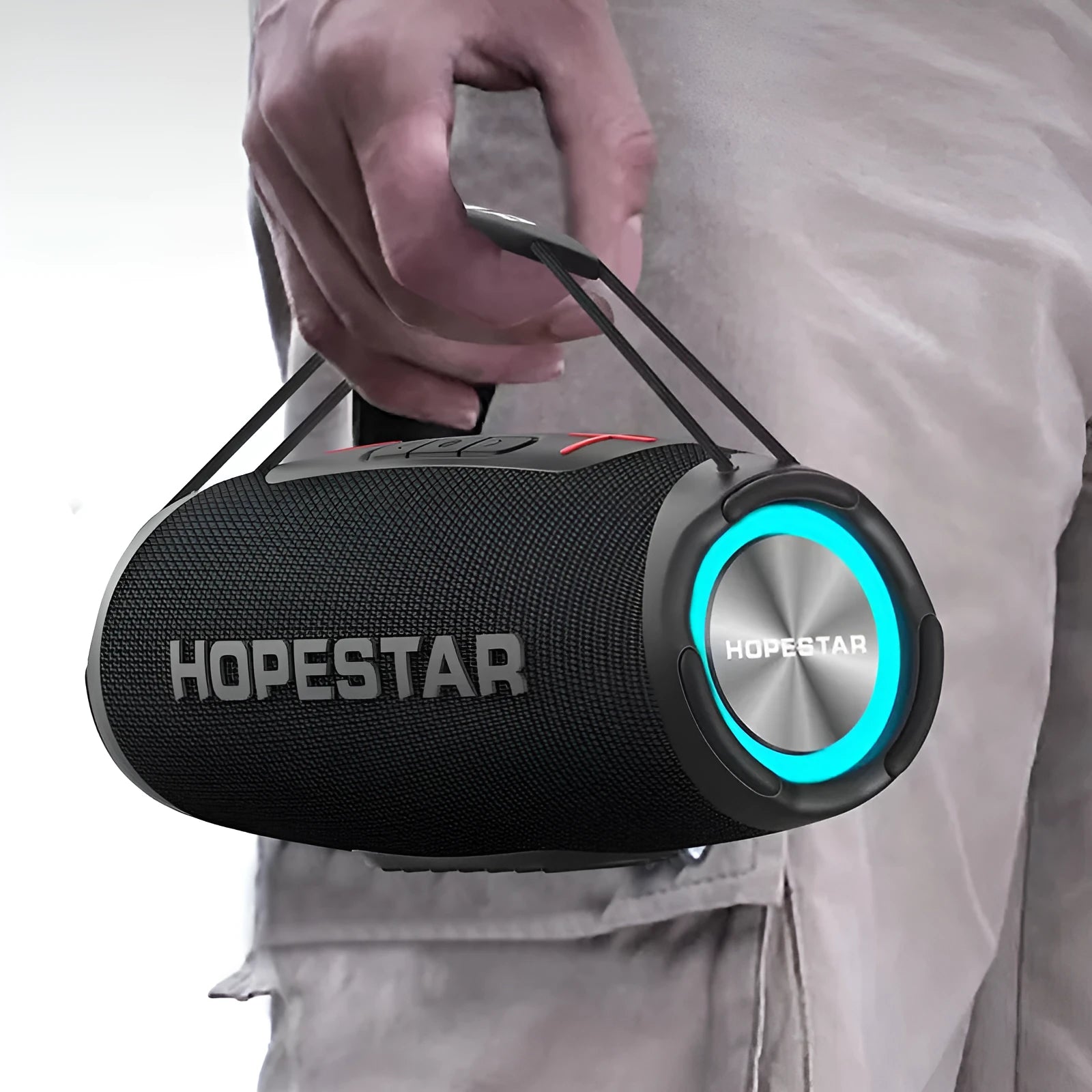 H53 waterproof wireless Bluetooth speaker in rugby style, 35W, 5200mAh, four colours