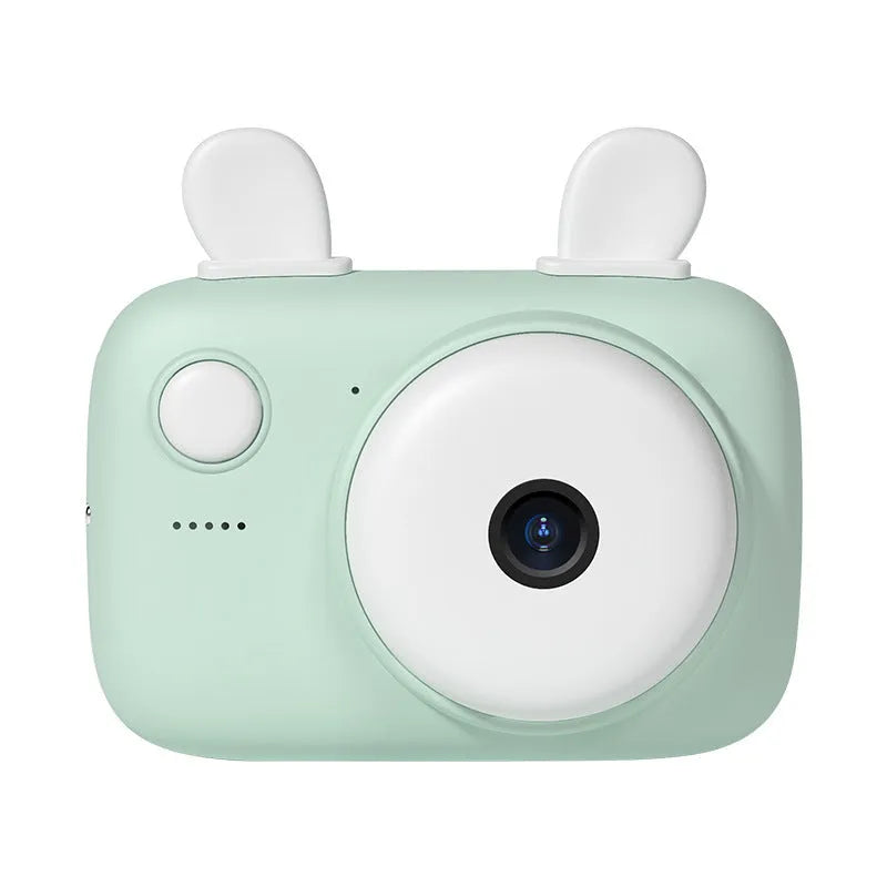 A2 Kids Macaron style digital camera in choice of colours, showing compact design with lens and 2.4-inch screen.