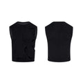 Men's solid colour lyocell vest tank top on a hanger, showing round neck and sleeveless design.