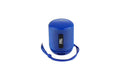 Wireless Bluetooth speaker in black, compact design with buttons and speaker grille, 73.4mm size