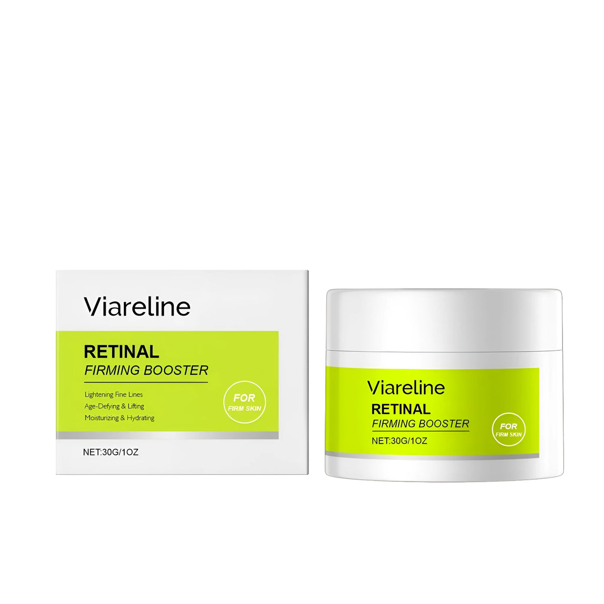 Retinol moisturising cream 30g pot with hydrolyzed collagen and glycerin for daily hydration