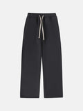 Men's loose fit fleece-lined sweatpants with elastic drawstring waistband in multiple colour options
