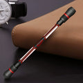 Frosted anti-slip rotary pen with 0.35mm writing tip shown at 210mm length