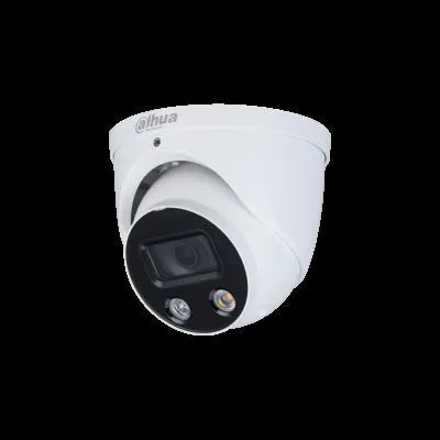 5MP full colour POE network camera with 30m warm light illuminator and 360° pan mount