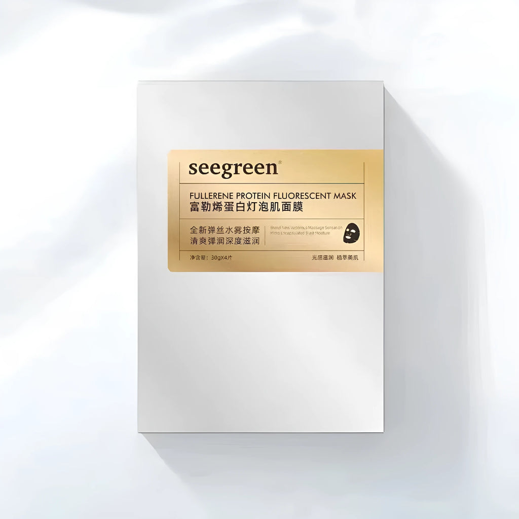 A box of four hydrating, lifting and firming brushed face films for neutral, oily, dry, and mixed skin types.
