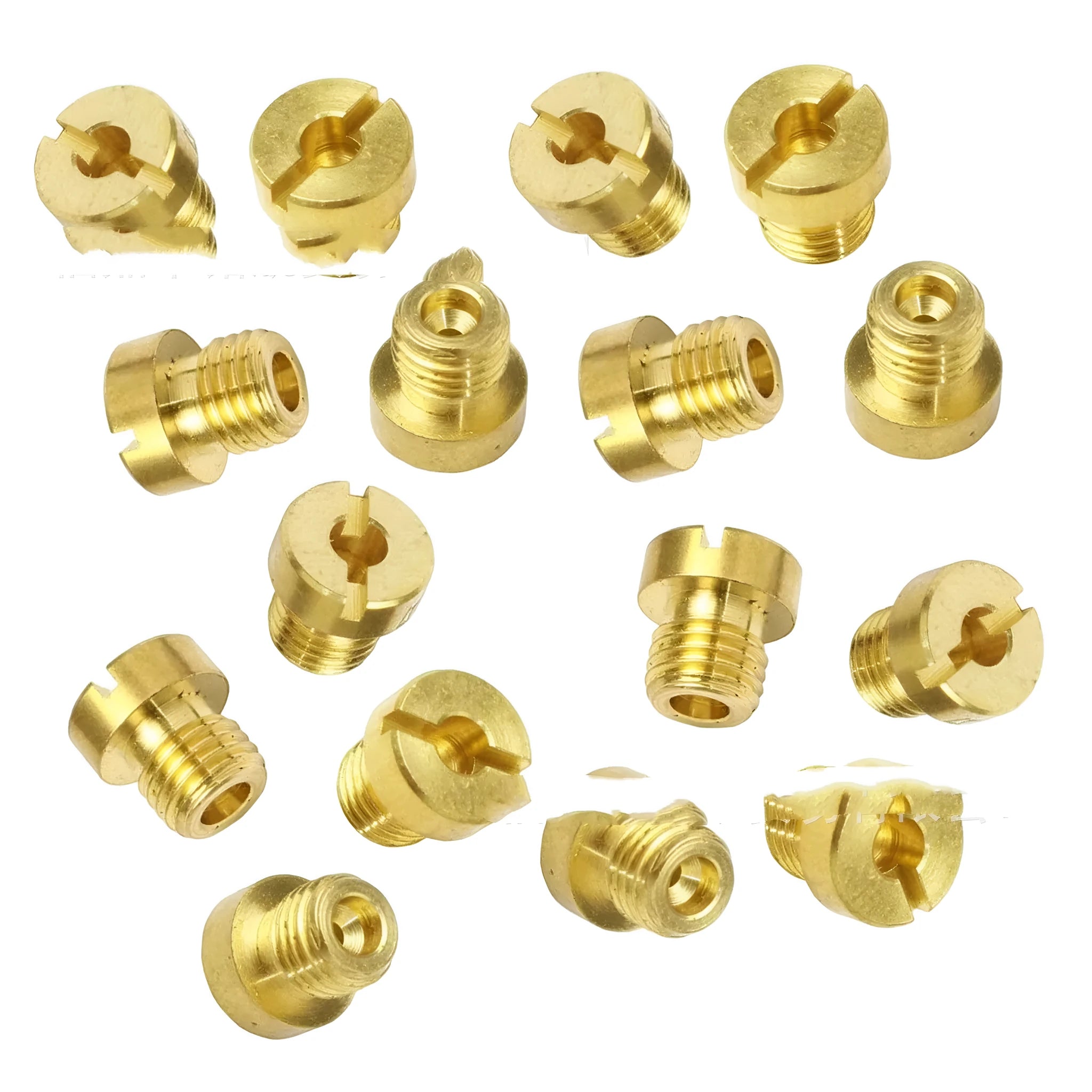 M6 brass carburetor main jet nozzle for Derotto PHBN PHVA carburettors with size markings