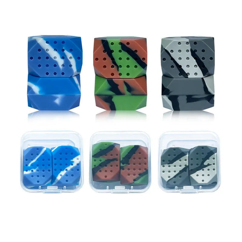 Camouflage facial muscle fitness balls for jaw tightening exercise