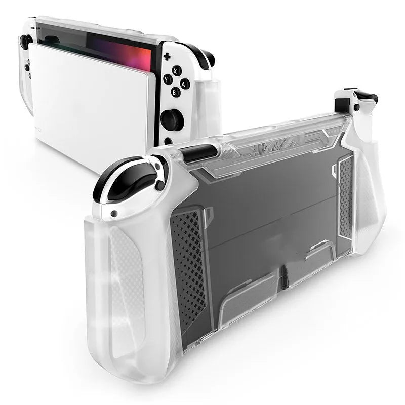 TPU protective cover for Nintendo Switch OLED 2021 console in various colours.