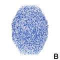 Replacement microfiber cloth cover for a long-handle flat mop or car wash brush.