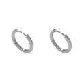 Women's geometric ear clip jewellery with round elements in gold plating on copper