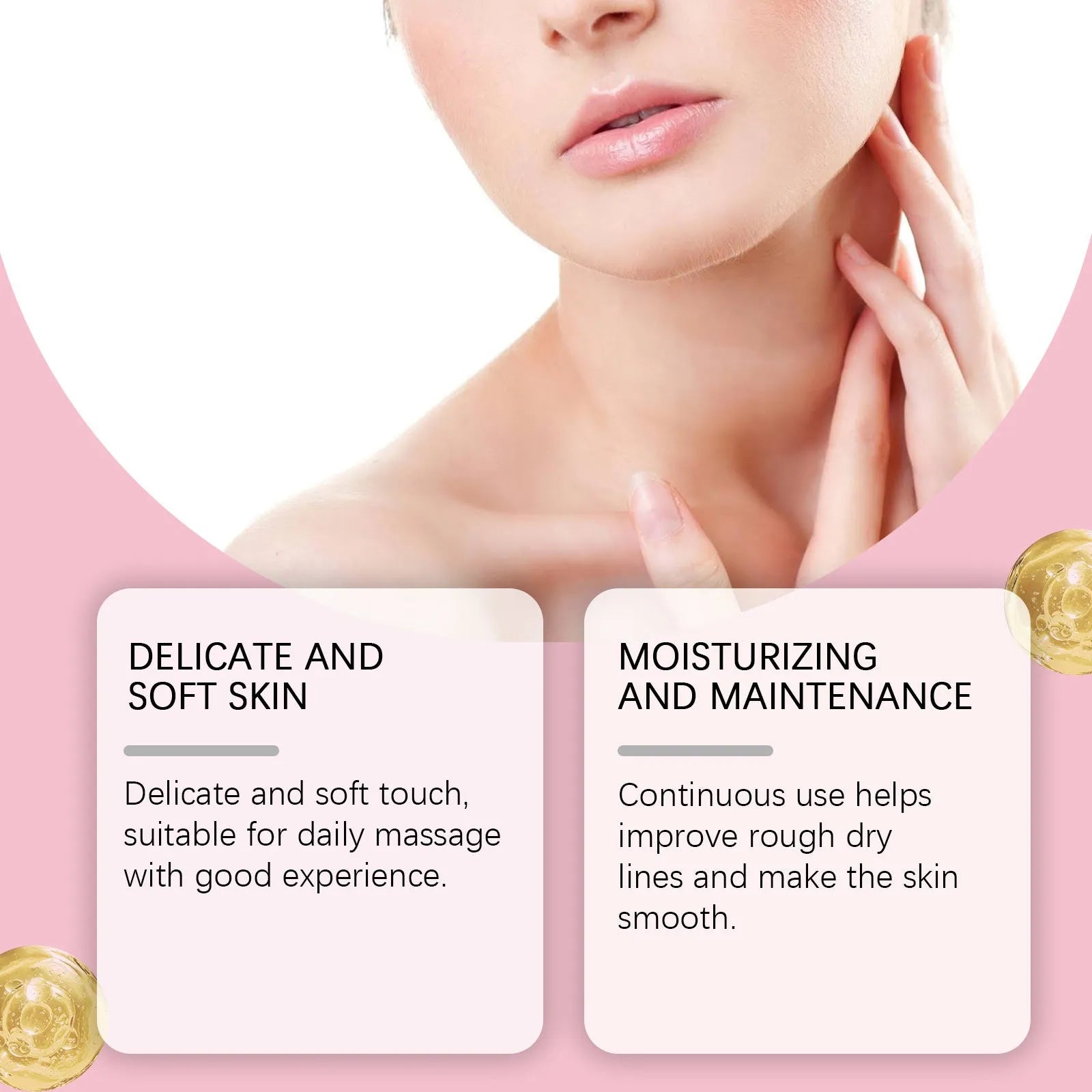 Moisturizing body oil 60ml bottle for universal skin types