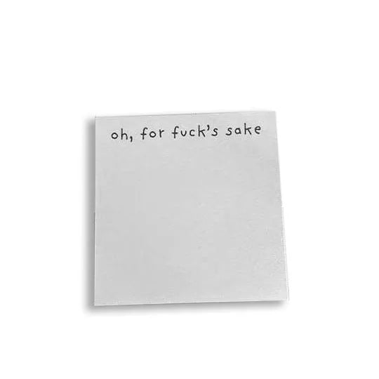 75x75mm square sticky note pad with adhesive backing on various cover colours