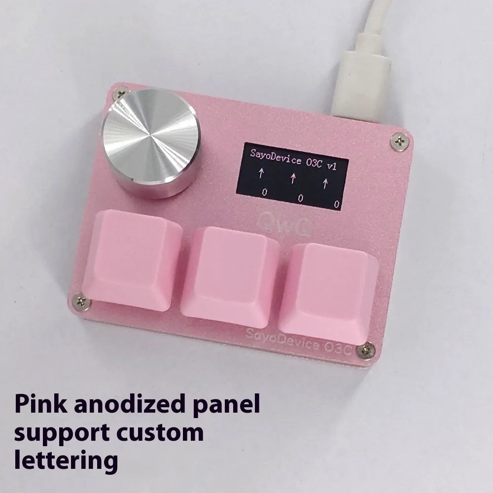 Customisable magnetic axis numeric game keyboard with IPS screen, programmable knob, and RGB backlight
