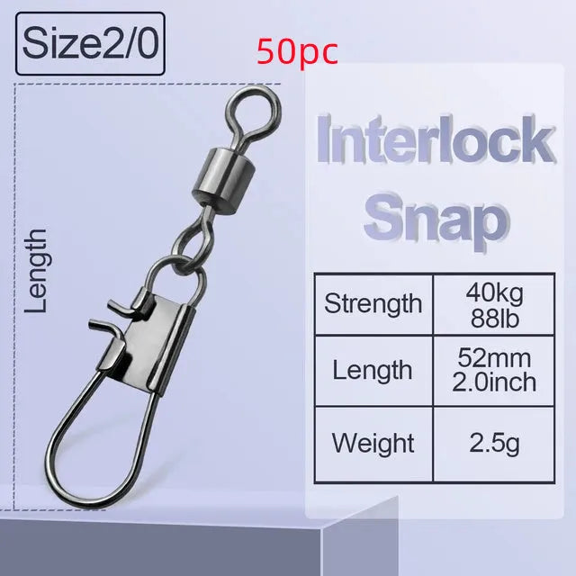 Black nickel 8-shaped ring quick connector for lure fishing with copper and stainless steel construction