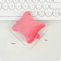 Plush wrist protector mouse pad mini pillow in blue, green or pink colours