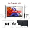 Touch portable monitor 13.3 inch IPS LED backlit 1080p screen for mobile phone and computer