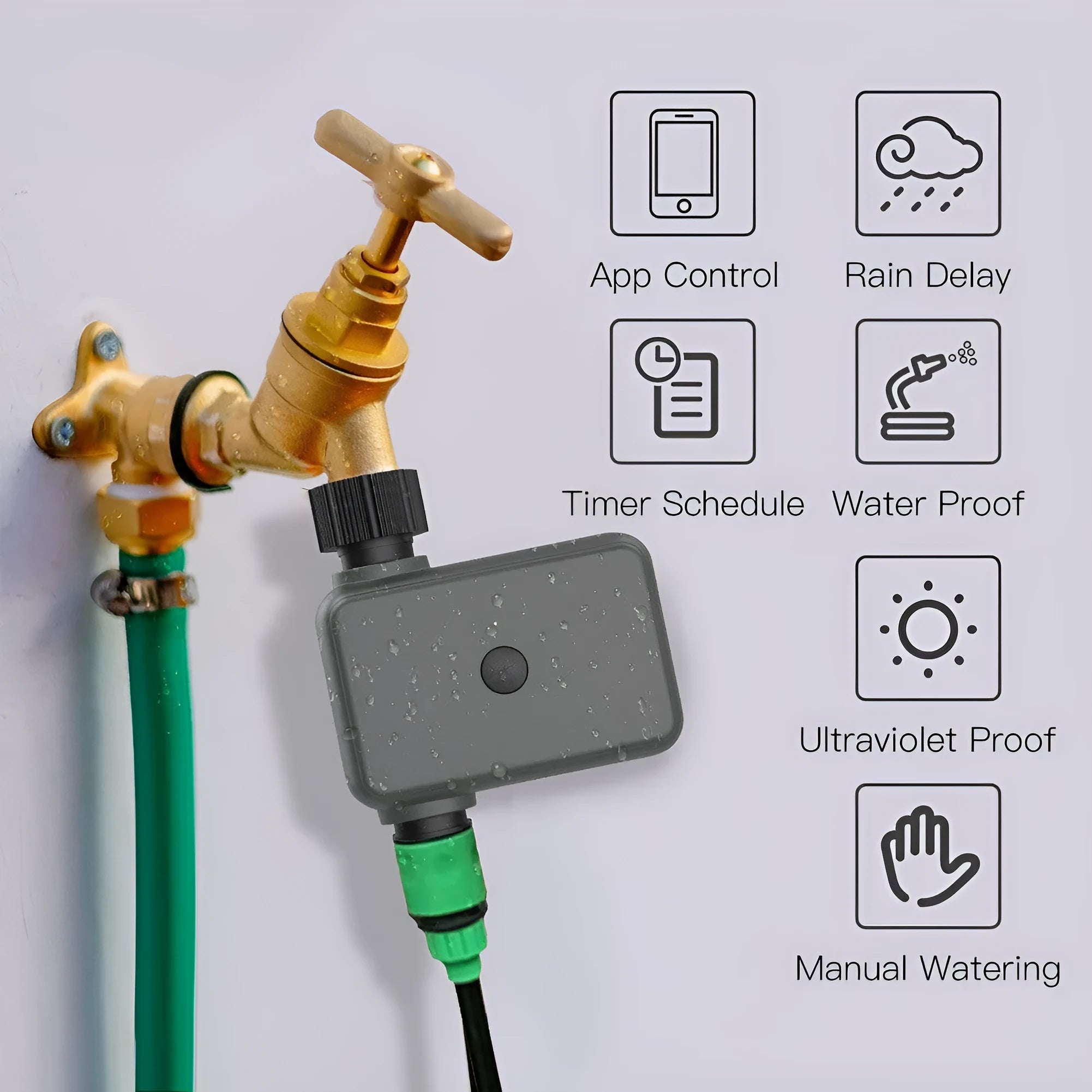 Intelligent garden irrigation water valve model BWV-YC for smart home control system