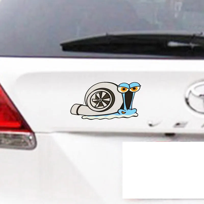 Cartoon snail reflective car sticker for vehicle bumper decoration