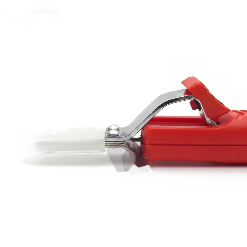 Red engineering plastic hook blade wire stripper cable peeler tool 170mm length