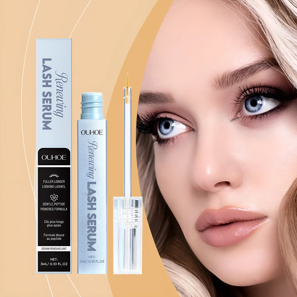 3ml bottle of eyelash nourishing serum with vitamin E and ginger extract