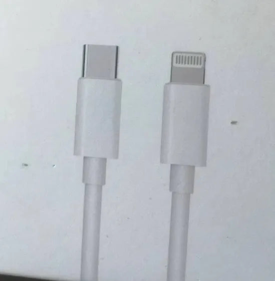 White British 20W USB-C PD fast charger with multiple cable length options including 1m, 1.5m, and 2m