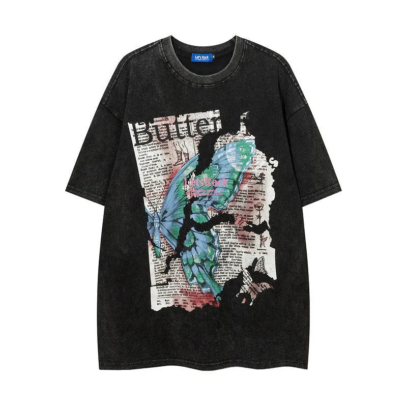 Short Sleeve Men Clothing Summer Fashion Brand Cotton Pullover Top Regular Fit Loose Style Letters Print Black Gray Sizes M L XL XXL