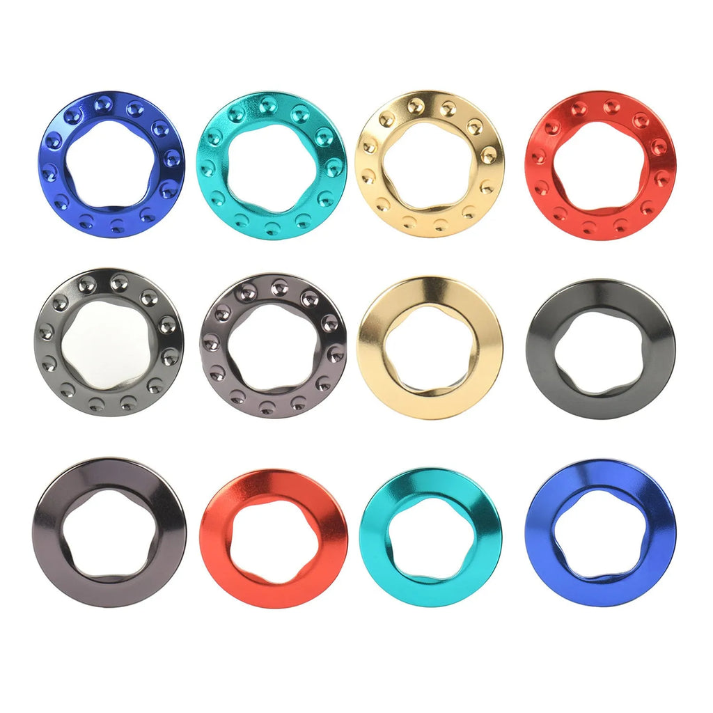 IQO LUMA cigarette holder cap with dismantlement tool for ILUMA Prime, metal construction, colourful circle design