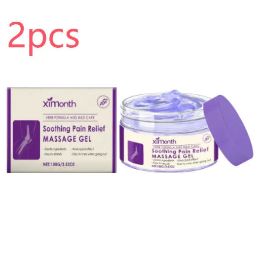 100g tube of body massage gel for joint, knee, and elbow care on a white background.