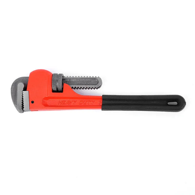 Heavy pipe tongs made of 45# steel available in 8 10 12 and 18 inch sizes for water pipe gripping