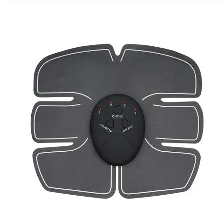 EMS hip muscle training stimulator device with gel pads for abdominal toning and buttock lifting