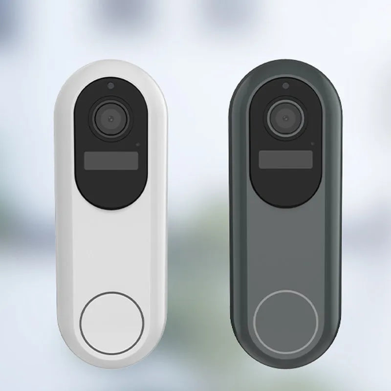Smart visual doorbell intercom with 1080P camera and detachable 5000mAh battery for home security