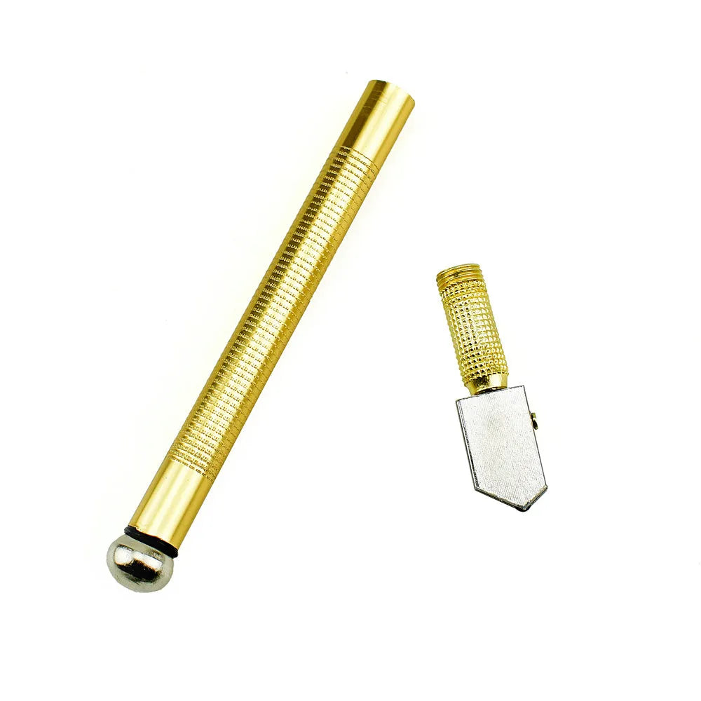 Imported diamond glass cutter tool with metal construction and carbide wheel blade for cutting 2-19mm thick glass